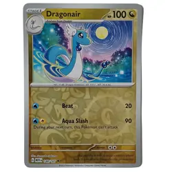 Dragonair Reverse Holo NM 148/165 Scarlet & Violet 151 Pokemon Card - Free Ship - Image 1