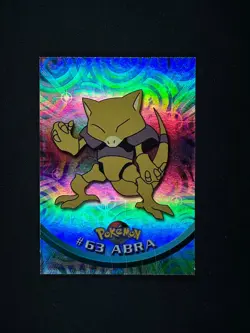 topps Pokemon TV Animation Edition Series 1 Rainbow Foil #63 Abra - Image 1