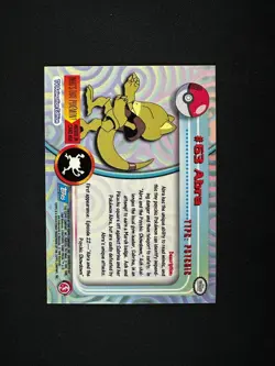 topps Pokemon TV Animation Edition Series 1 Rainbow Foil #63 Abra - Image 2