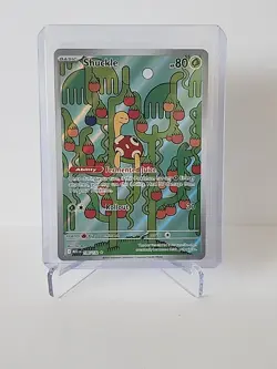 Shuckle 136/132 2025 Mega Evolution Pokemon Illustration Rare Holo NM - Image 1