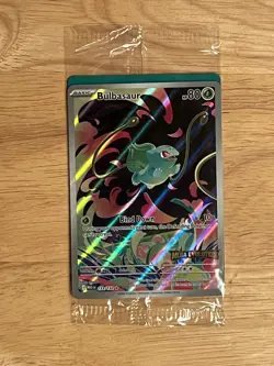 Pokemon TCG Illustration Rare Bulbasaur Mega Evolution Promo 133/132 NM Sealed - Image 1