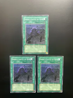 Yugioh Shien's Castle of Mist STON-EN047 Common 1st Edition Damaged X3 - Image 1