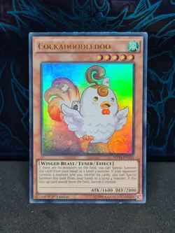 Yugioh Cockadoodledoo Ultra Rare 1st Edition MP14-EN115 LP - Image 1
