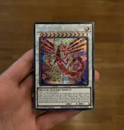 Crimson Dragon MP24-EN097 Prismatic Secret Rare 1st Edition Yu-Gi-Oh NM+ - Image 1