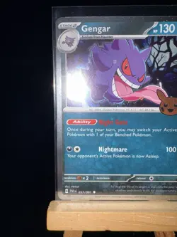 GENGAR - 057/091 Trick Or Trade - Cosmos Holo - 2024 - Pokemon TCG Card - Image 5