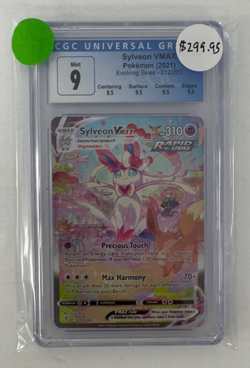 2021 Pokemon Card - Sylveon VMAX - Evolving Skies - CGC Mint 9 - Image 4