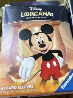 Disney Lorcana TCG Trading Card Sleeves 65 Count New Sealed Lot Of 3 - Image 2