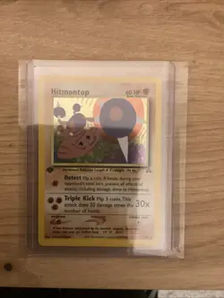 Pokemon Card Hitmontop Neo Discovery Holo Card 3/75 Rare Mint 1st Edition - Image 1