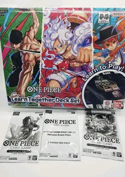 One Piece Card Learn Together Deck Set LT01 & Op-12 Booster Box + 3 Promos Engli - Image 3