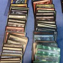 Magic the Gathering MTG Vtg Lot 350 Cards Estate As Found Not Searched See Photo - Image 3