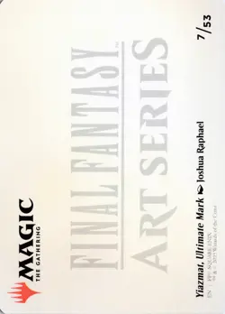 Yiazmat, Ultimate Mark Art Card (Gold-Stamped), #7, Art Series: FINAL - Image 2