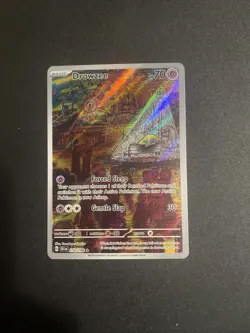 Pokemon TCG Drowzee Scarlet & Violet Base Set Holo Illustration Card 210/198 NM - Image 1