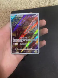 Pokemon TCG Drowzee Scarlet & Violet Base Set Holo Illustration Card 210/198 NM - Image 3