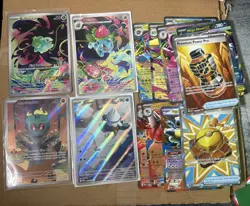 Pokemon Mega Evolution FA/IR Card Lot, Bulbasaur, Ivysaur, Marshadow, etc - Image 2