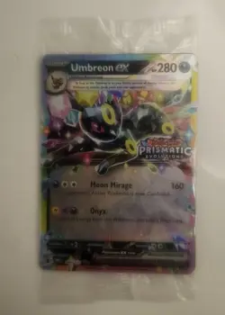 Pokemon TCG Umbreon ex Prismatic Evolutions Stamp Promo Card 060/131 NM - Image 1
