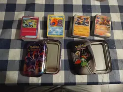 Pokemon 225 Pokemon TCG Trading Cards Lot - Image 1