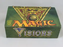 MTG MAGIC THE GATHERING VISIONS EMPTY BOOSTER DISPLAY BOX 1996 - NO PACKS-CARDS - Image 1