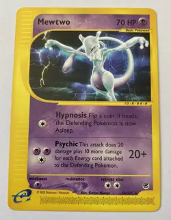 Mewtwo 056/165 - Rare - Expedition - WOTC 2002 Vintage - Pokemon Card LP - 1¢ - Image 1
