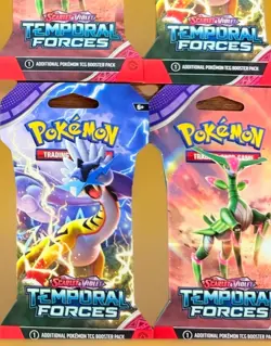 10 X Pokemon Scarlet & Violet Temporal FORCES 10 Booster Packs Sealed 100 Cards - Image 3