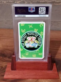 1996 Pokemon Kakuna Green Back Poker Playing Card 5 of Clubs - PSA 10 - Image 2
