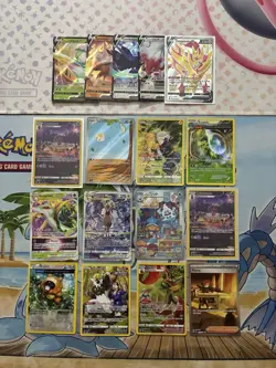 Pokemon Card Full Art Alt Art Fire Pikachu Zamazenta Sceptile - Image 1