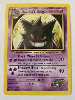 Sabrina's Gengar 29/132 - Rare - Gym Challenge - WOTC - Pokemon Card NM - 1¢ sta - Image 1