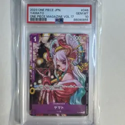 PSA 10 YAMATO P P-046 ONE PIECE MAGAZINE VOL. 17 ONE PIECE CARD JAPANESE E813 - Image 1