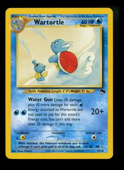 Wartortle 15/18 Southern Islands 2001 Nintendo Promo Rare Pokemon Card TCG - Image 1