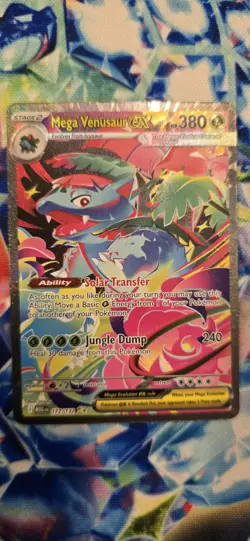 Mega Venusaur EX SIR 177/132 Mega Evolution English pokemon TCG Near Mint Card - Image 1