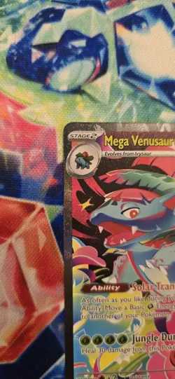 Mega Venusaur EX SIR 177/132 Mega Evolution English pokemon TCG Near Mint Card - Image 3