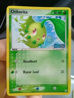 Pokemon Cards Ex Unseen Forces Chikorita 52/115 & Bayleef 35/115 Reverse Holo - Image 2
