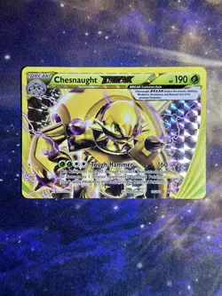 Chesnaught Break 12/162 Holo Rare NM MINT Card XY Breakthrough Pokemon Card - Image 1