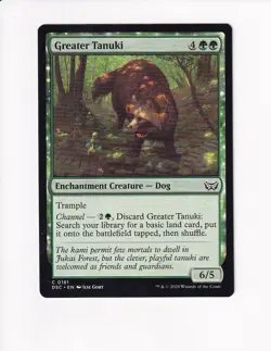 MAGIC THE GATHERING MTG COMMANDER: DUSKMOURN GREATER TANUKI - Image 1