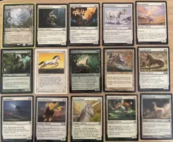 Custom Unicorn Tribal Commander EDH Deck - Lathiel, the Bounteous Dawn - MTG - Image 1