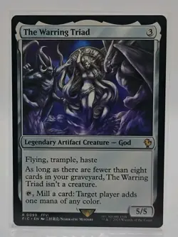 The Warring Triad R #99 MTG Commander: Final Fantasy FIC EN FF6 FFVI RARE - Image 1
