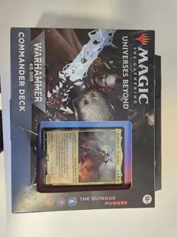 Magic The Gathering MTG Warhammer 40K Commander The Ruinous Powers Deck New - Image 1