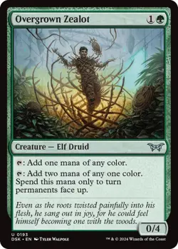 Overgrown Zealot MTG DSK 0193 Uncommon NM - Image 1