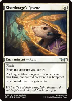 Shardmage's Rescue MTG DSK 0029 Uncommon NM - Image 1