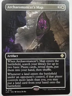 Archaeomancer's Map (Borderless) Commander: the Lost Caverns of Ixalan Regular - Image 1