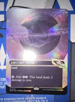 MTG - Edge of Eternities - Ancient Tomb (Borderless) #0001 - Near Mint Foil - Image 1
