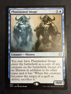 Phantasmal Image Commander Adventures in the Forgotten Realm MTG LP - Image 1