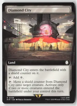 MTG - Diamond City (Extended Art) R Universes Beyond: Fallout 439 LP-NM - Image 1