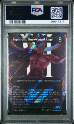 2025 MTG FF SURGE SEPHIROTH, FABLED SOLDIER/SEPHIROTH, ONE-WINGED ANGEL PSA 10 - Image 2