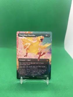 Magic The Gathering Final Fantasy Traveling Chocobo Borderless M 0406 - Image 1