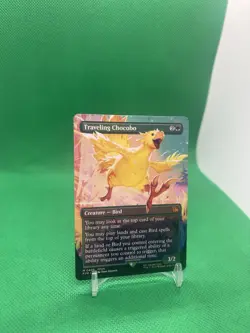Magic The Gathering Final Fantasy Traveling Chocobo Borderless M 0406 - Image 2