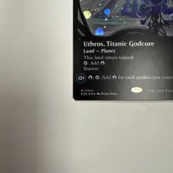 Uthros, Titanic Godcore (Borderless) (Galaxy Foil) Edge of Eternities Foil - Image 5