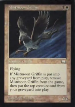 Mistmoon Griffin - Weatherlight: #21, Magic: The Gathering Nm R107 - Image 1
