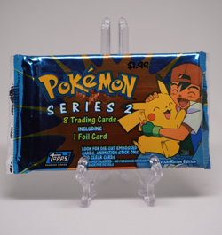 Pokemon Topps TV Animation Edition Series 2 Trading Cards Factory Sealed Pack - Image 1