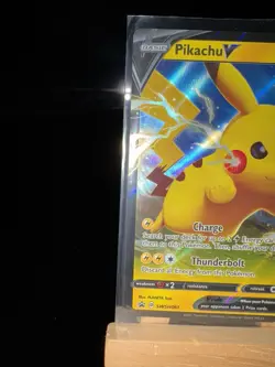 PIKACHU V - SWSH061 S&S Black Star Promo - Holo Rare - Pokemon TCG Card - Image 5
