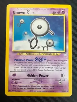 Pokemon TCG Neo Revelation 39/64 Unown [B] Unlimited VLP - Image 1